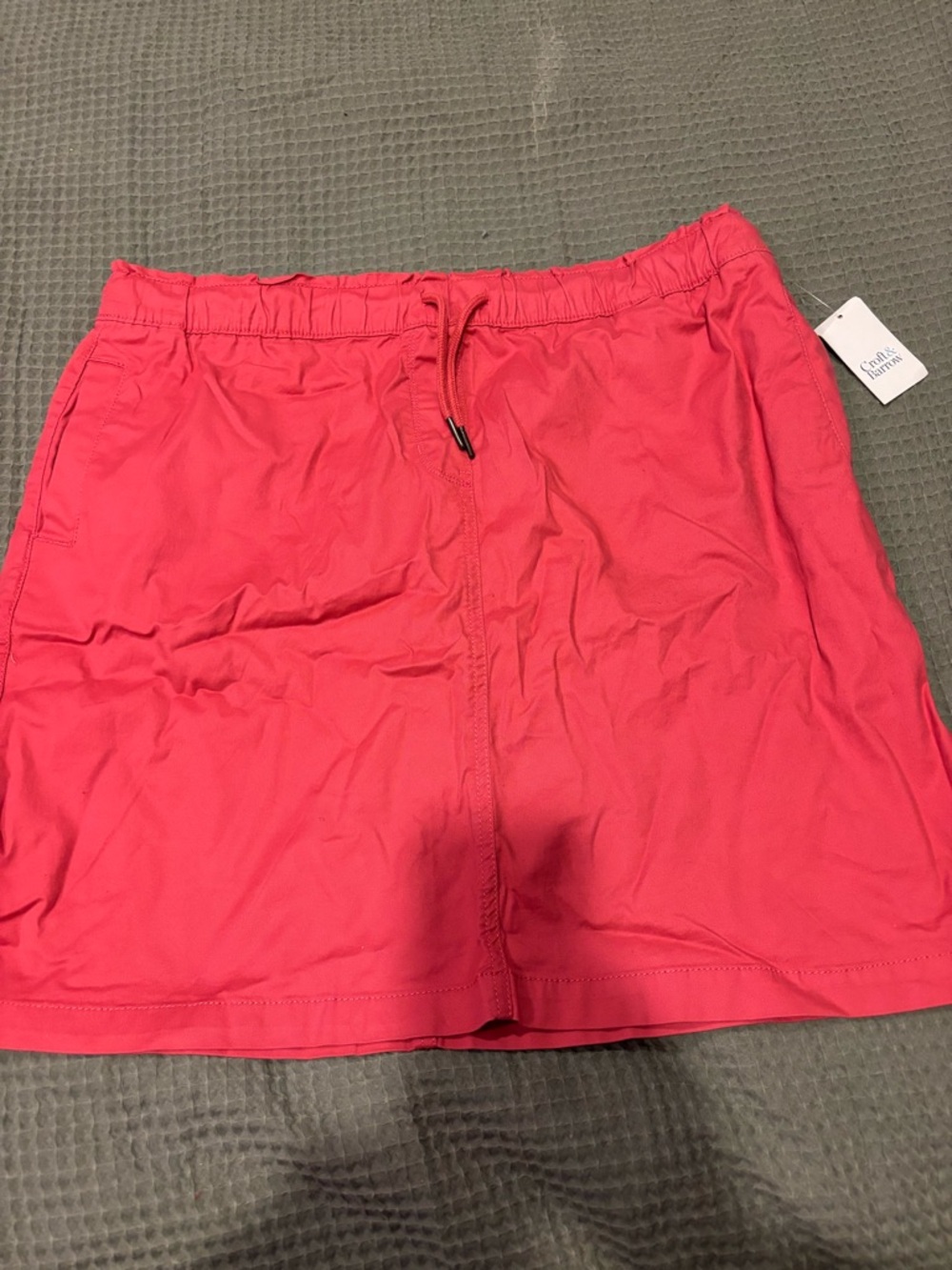 Pink Drawstring Skirt